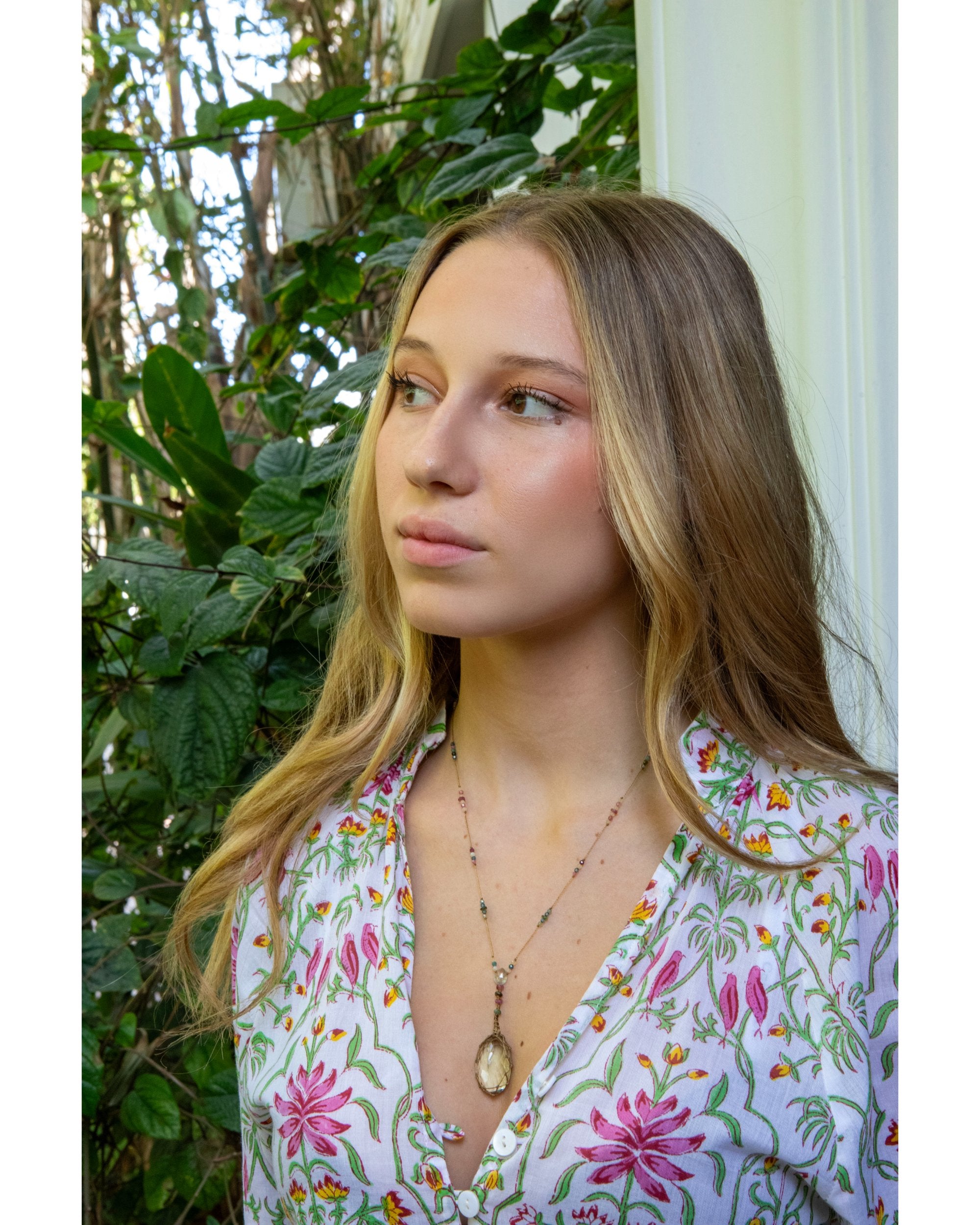 NECKLACE LEMON QUARTZ