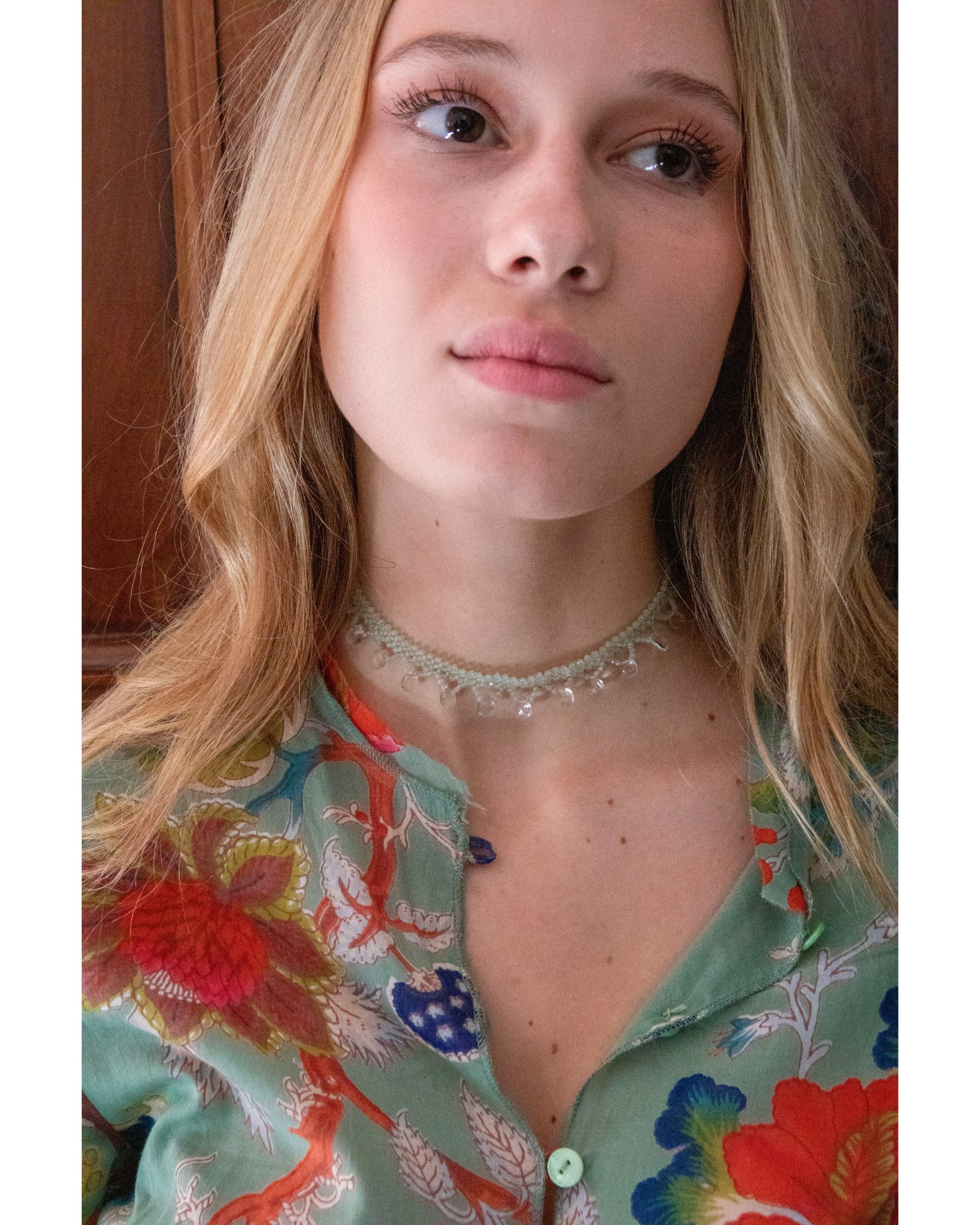CHOKER GREEN AMETHYST
