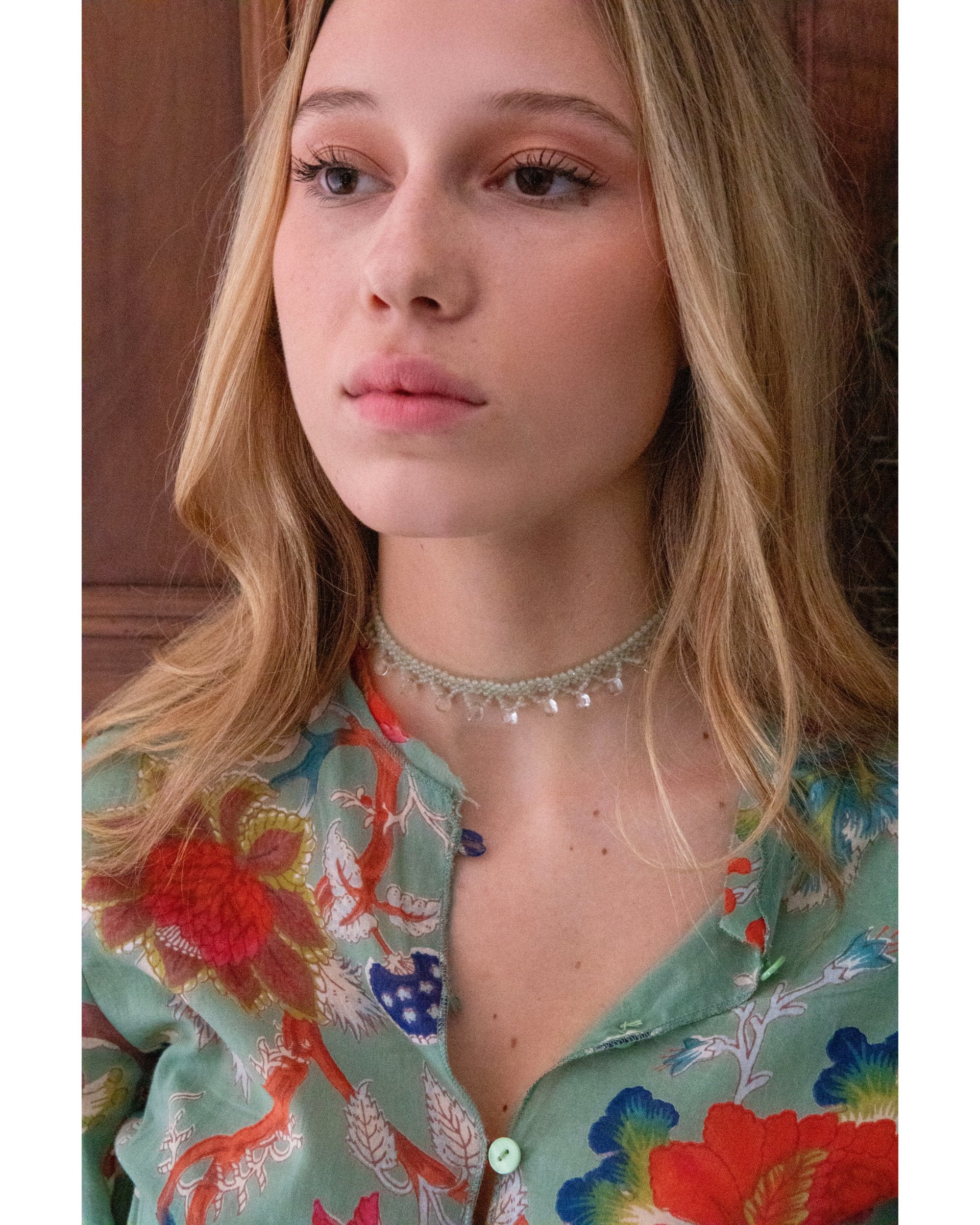 CHOKER GREEN AMETHYST